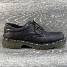 Dr. Doc Martens Men's Shoe Size 11 US 4-Eyelet Oxford Brown Leather Model 8C48