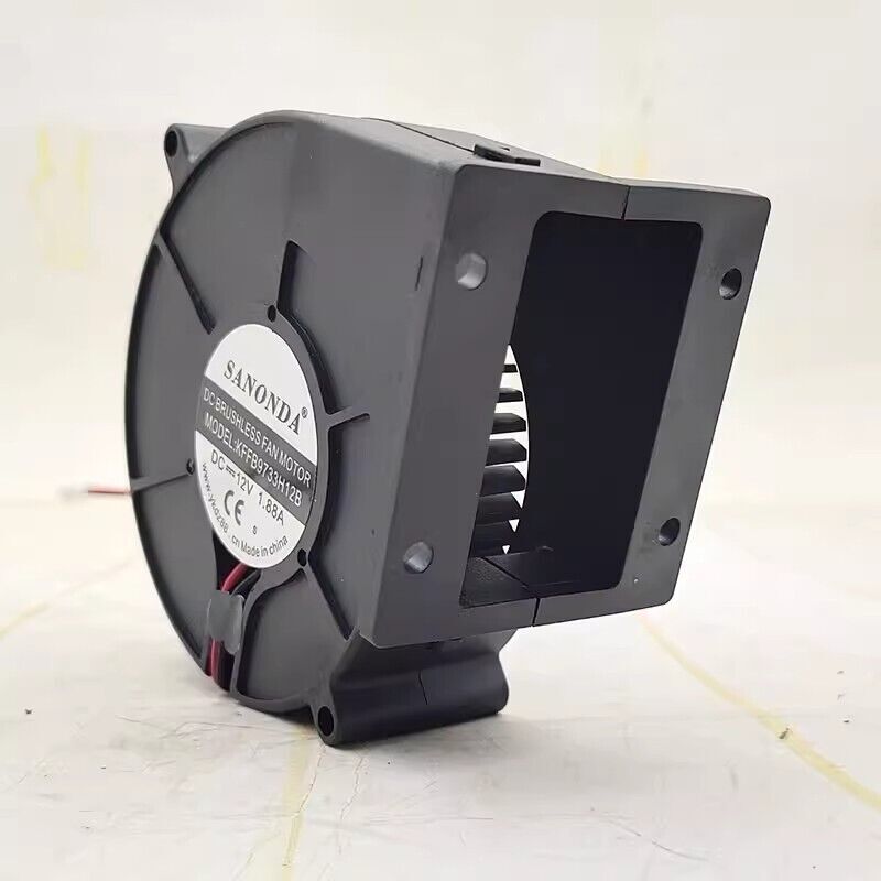 SANONDA KFFB9733H12B DC12V 1.88A 9733 2-Wire Blower Cooling Fan