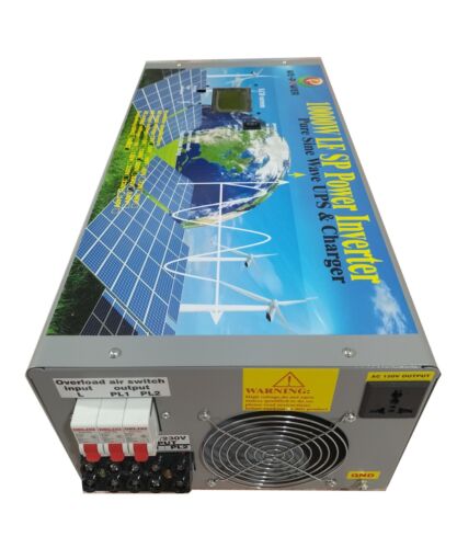 10000W LF SP Pure Sine Wave SolarPower Inverter 24VDC/110V,220VAC BatteryCharger - Picture 3 of 23