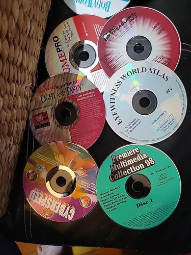Windows 98 PC CD Rom Lot of 19 & DVD PBS. ACT ENCYCLO PC TREAS - Picture 4 of 6