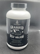 Ancestral Supplements Grassfed Beef  rgans - 180 Capsules 500mg EA