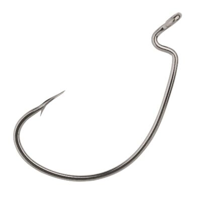 Owner Wide Gap Plus black-chrome 5139 - Offsethaken, Einzelhaken, Raubfischhaken