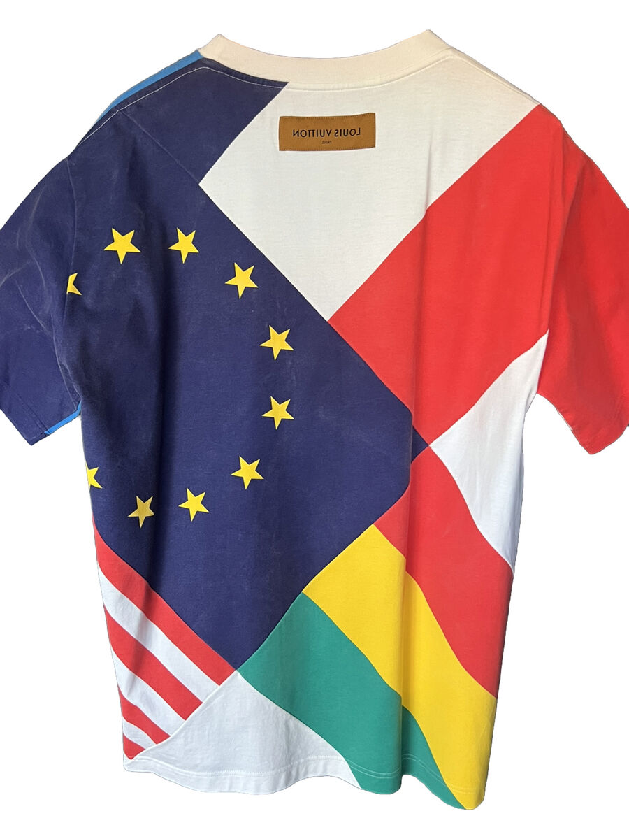 Louis Vuitton Flags T-Shirt Size L | eBay Louis Vuitton Flags T-Shirt Size L | eBay