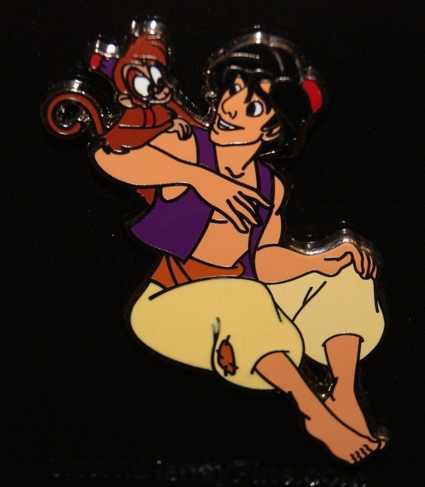 Disney Street Rat Aladdin with Abu Monkey 2018 Pin