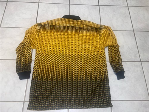 Official Sports International NISOA Referee Large Shirt Jersey Gold Long Sleeve - Picture 3 of 6