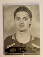 21-22 UD Series 2 Portraits Rookies #P-51 Sampo Ranta Colorado Avalanche