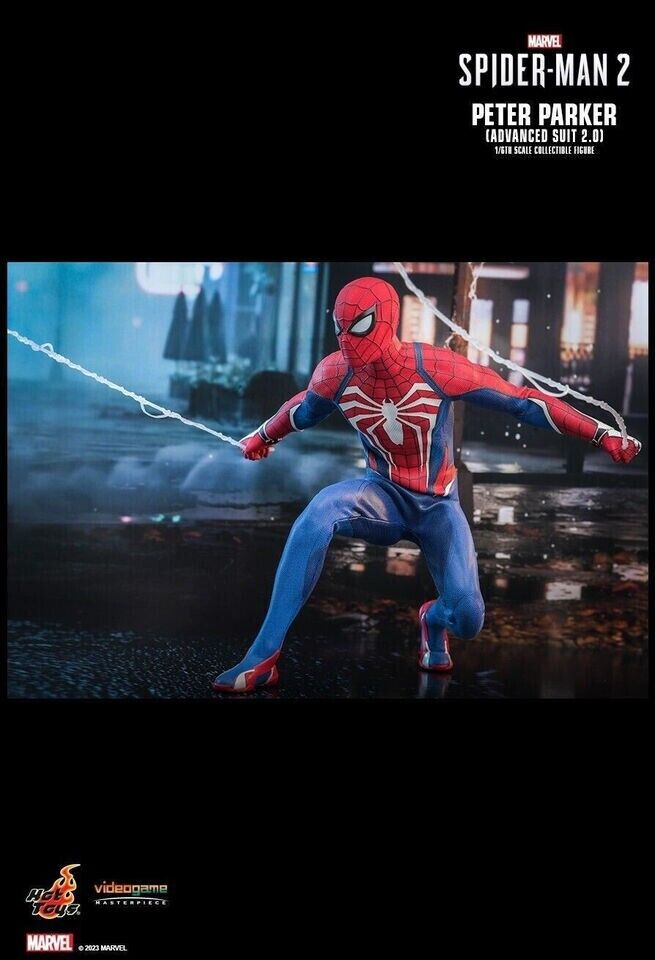 New Hot Toys VGM54 MARVEL'S SPIDER-MAN 2 1/6 PETER PARKER New Hot Toys VGM54 MARVEL'S SPIDER-MAN 2 1/6 PETER PARKER