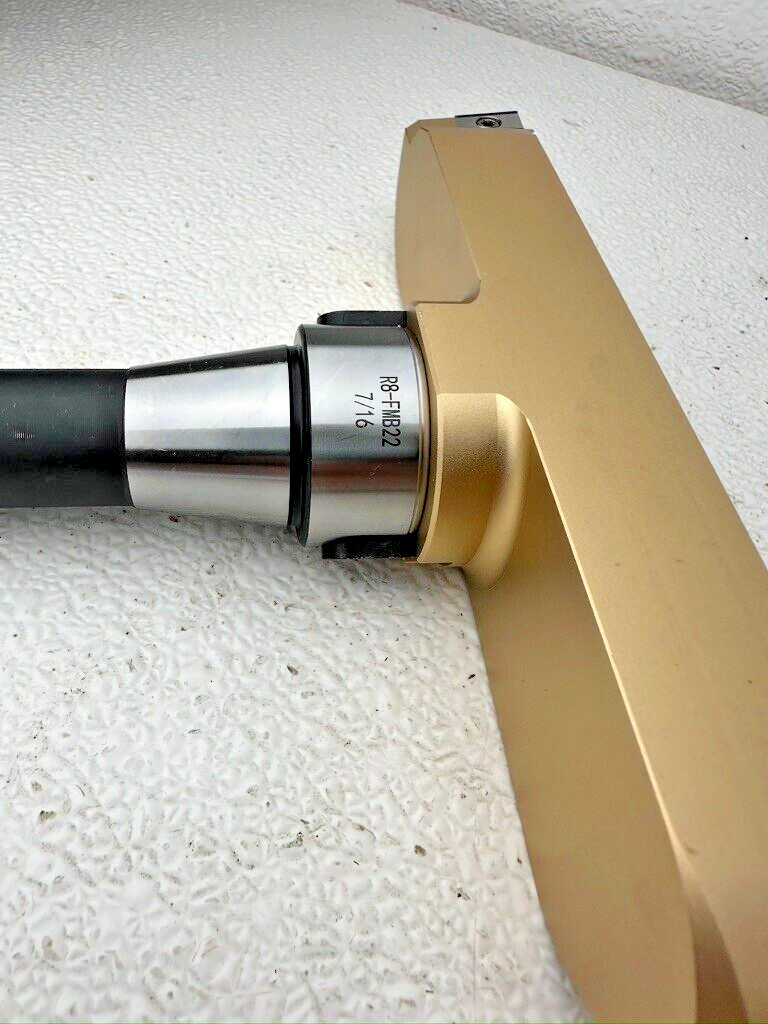 Large Fly Cutter 12" 8" 5" w/ R8 Collet and APKT Inserts for Milling / Machining