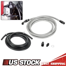 For 1996-2000 Honda Civic EK E85 Stainless Steel Fuel Feed Lines Kit -6AN Return