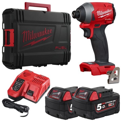 MILWAUKEE,M18 FID2-502X Screwdriver ad Pulses Brushless ¼″ Hexagonal 18V - 5.0Ah - 第 1/3 張圖片