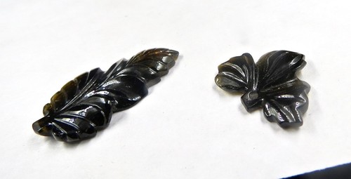 MULTI COLOUR TOURMALINE CARVED LEAVES 26.90 CTS GEMSTONE FOR DESIGNING JEWELLERY - Picture 4 of 7