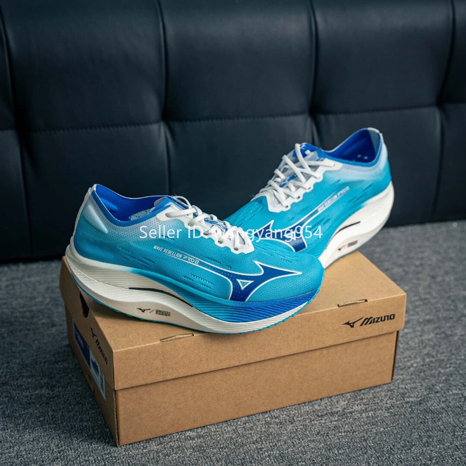 Mizuno Wave Rebellion Pro 2 Hombres Zapatos para Correr en Carretera Carreras Maratón Tenis GIMNASIO Foto 4 de 4