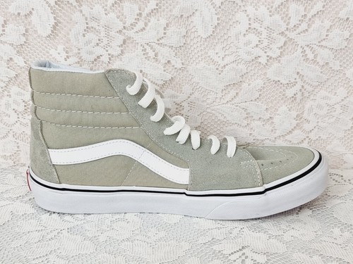 Vans Mens Sk8-Hi Pig Suede Moss Green Shoes Size 8 Hi Tops Sneakers - Picture 4 of 7