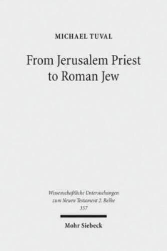 Michael Tuval From Jerusalem Priest to Roman Jew (Paperback) - Picture 1 of 1