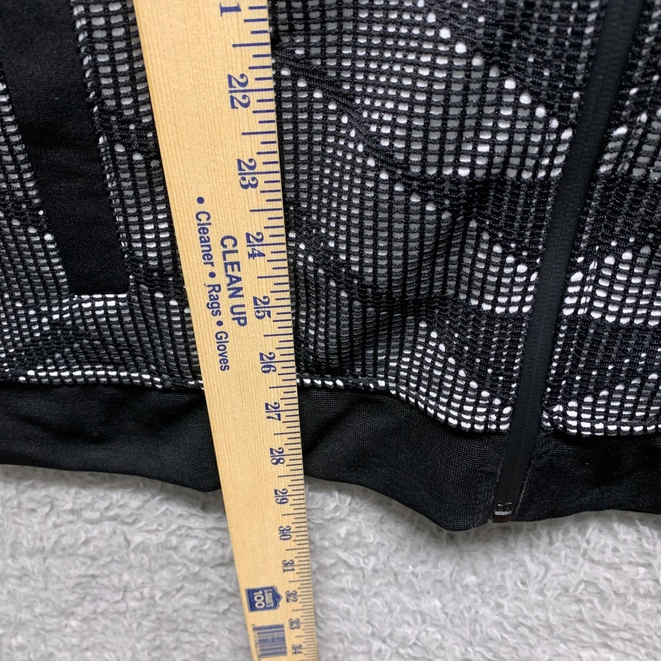 Chaqueta Alfani Para Hombre Negra Blanca Grande Cremallera Completa Suéter Chaqueta Forrada de Vellón Foto 3 de 4