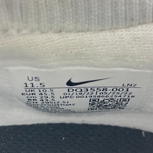 Nike Vapor Edge Elite 360 Grey White DQ3558-001 Men's Size 12 Cleats #302D - Picture 12 of 12