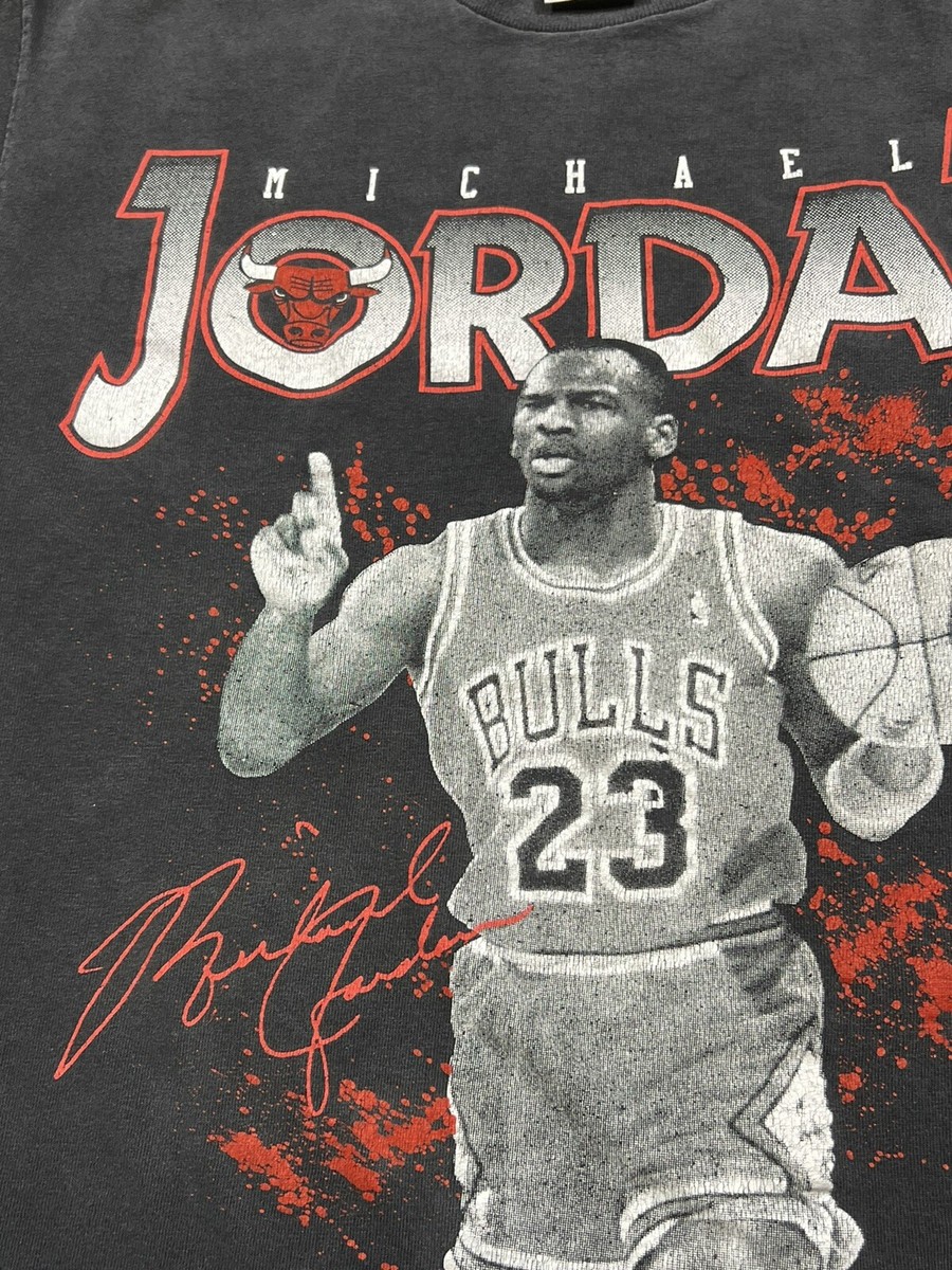 80〜90年代CHICAGO BULLS MICHAEL JORDAN Tシャツ Vintage 90s Chicago Bulls Michael Jordan T-Shirt SALEM
