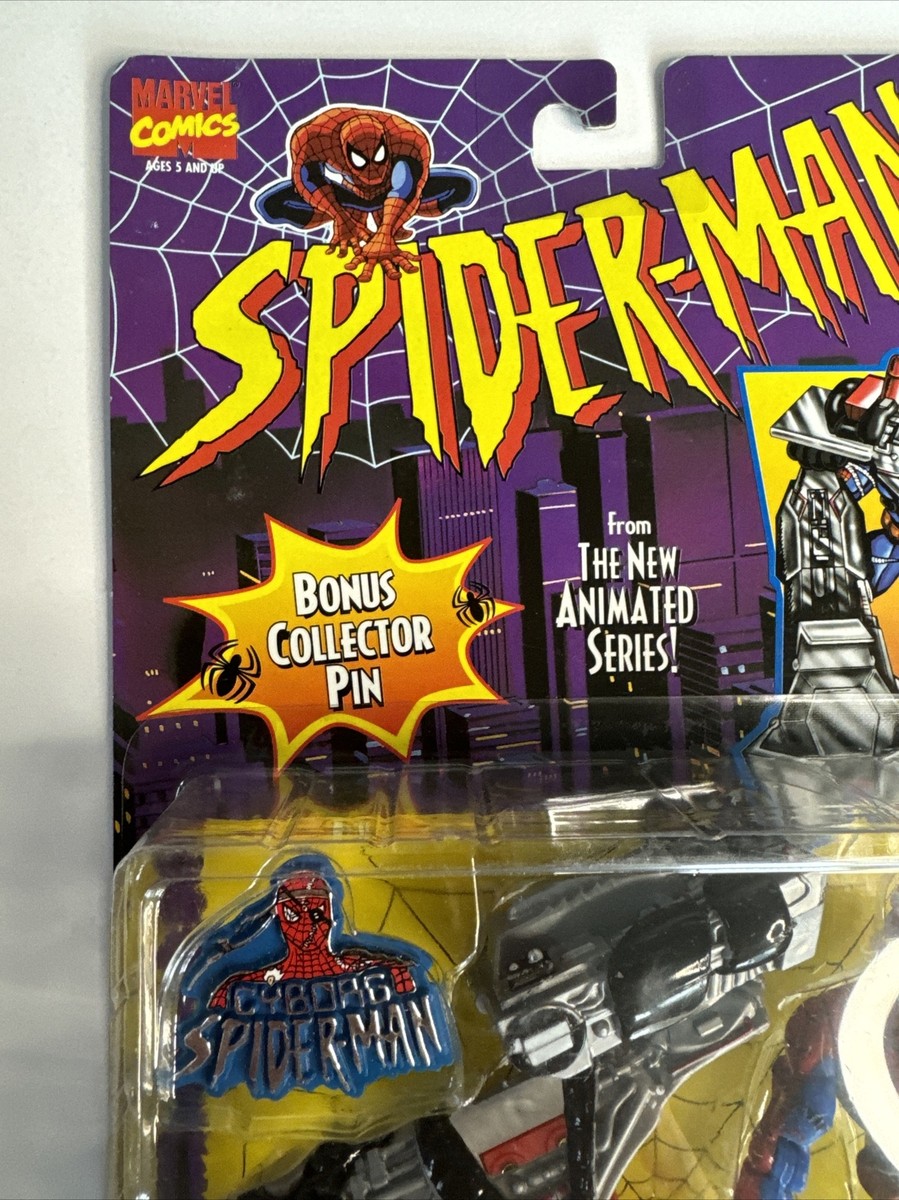 Cyborg Spider-Man フィギュア ボーナスピン付き Cyborg Spider-Man フィギュア ボーナスピン付き