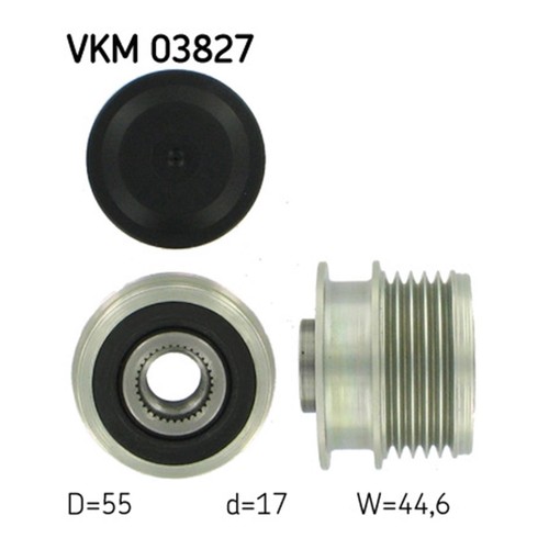 Alternator Freewheel Clutch Pulley SKF for A-Class Vaneo VKM 03827 Top Quality