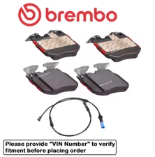 For 19-23 BMW X5 sDrive40i xDrive40i Front Brake Pads OE Brembo Ceramic + Sensor