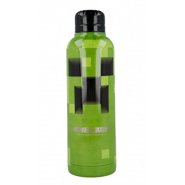 Minecraft Isolierte Edelstahl Trinkflasche Thermotrinkflasche 515 Ml-image