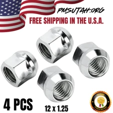 4 Tapered Lug Nut 12x1.25 Chrome Kawasaki Mule Pro-DX Diesel FXR FXT FX 1000 ATV