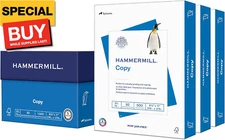 Printer Paper, 20 Lb Copy Paper, 8.5 x 11 - 3 Ream (1,500 Sheets) - 92 Bright, M