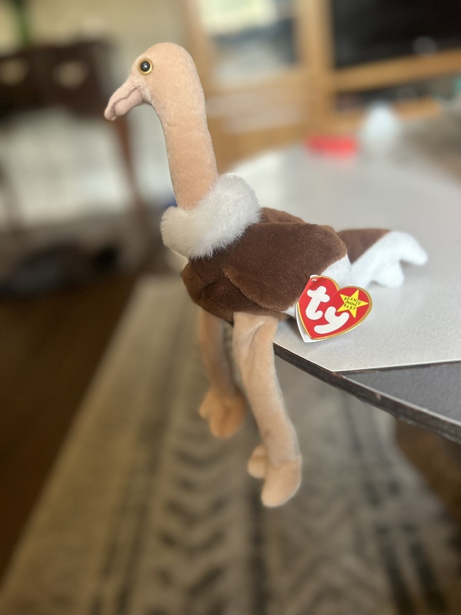Stretch Ostrich Beanie Stretch Ty Beanie Baby Value Original