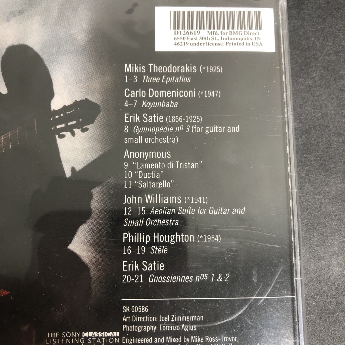 John Williams The Guitarist CD Sony Classical Music NEW Read John Williams The Guitarist CD Sony Classical Music NEW Read
