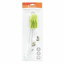 Full Circle Green Little Sipper Bottle and Straw Detail Cleaning Brush