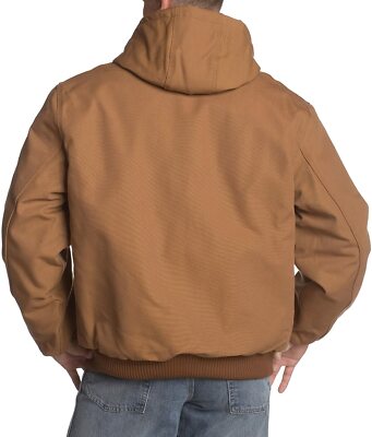 Carhartt Men's Quilted Flannel Lined Duck Active Jacket | eBay