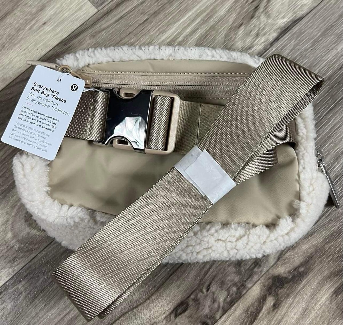 Lululemon Everywhere Fleece Belt Bag Natural Ivory Trench NATI