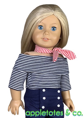 18 Zoll Puppe Schnittmuster | Cece Top | passt 18" Puppen wie American Girl - Bild 3 von 10