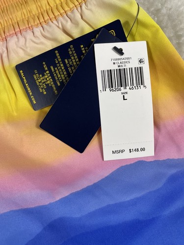 Ralph Lauren Swim Trunks Mens Large Traveler Classic 5.75" Sunset Polo NWT $148 - 第 6/15 張圖片