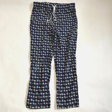 Vineyard Vines Blue Christmas tree Whale Stretch Cotton Lounge Pants Mens sz M