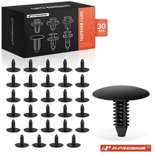 A-Premium 30Pcs 7.5mm Nylon Facia Panel Retainer Clips Single Head for Chrysler