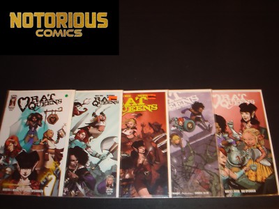 Rat Queens 1 2 3 4 5 Complete Comic Lot Set Wiebe Upchurch Image EXCELSIOR BIN