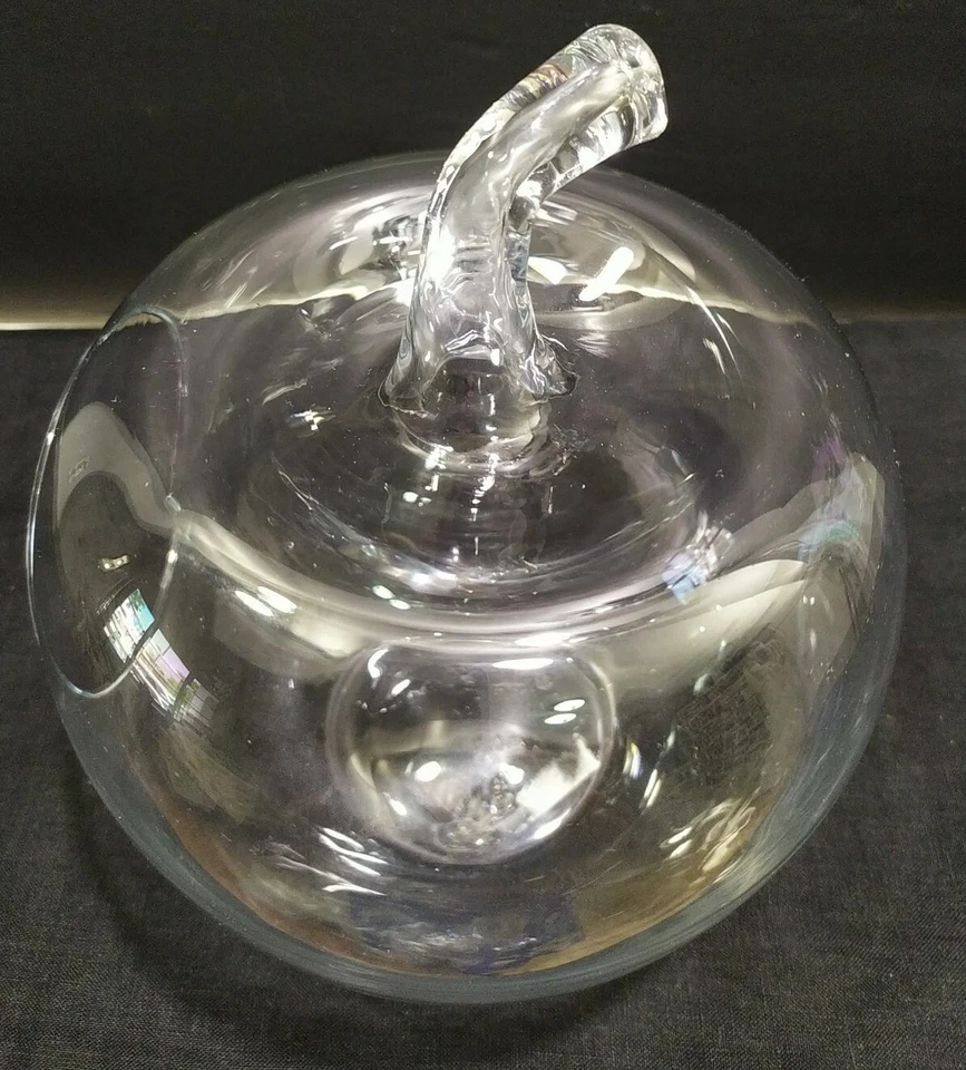 Terrario/linterna/exhibición mesa forma manzana cristal transparente Foto 3 de 4