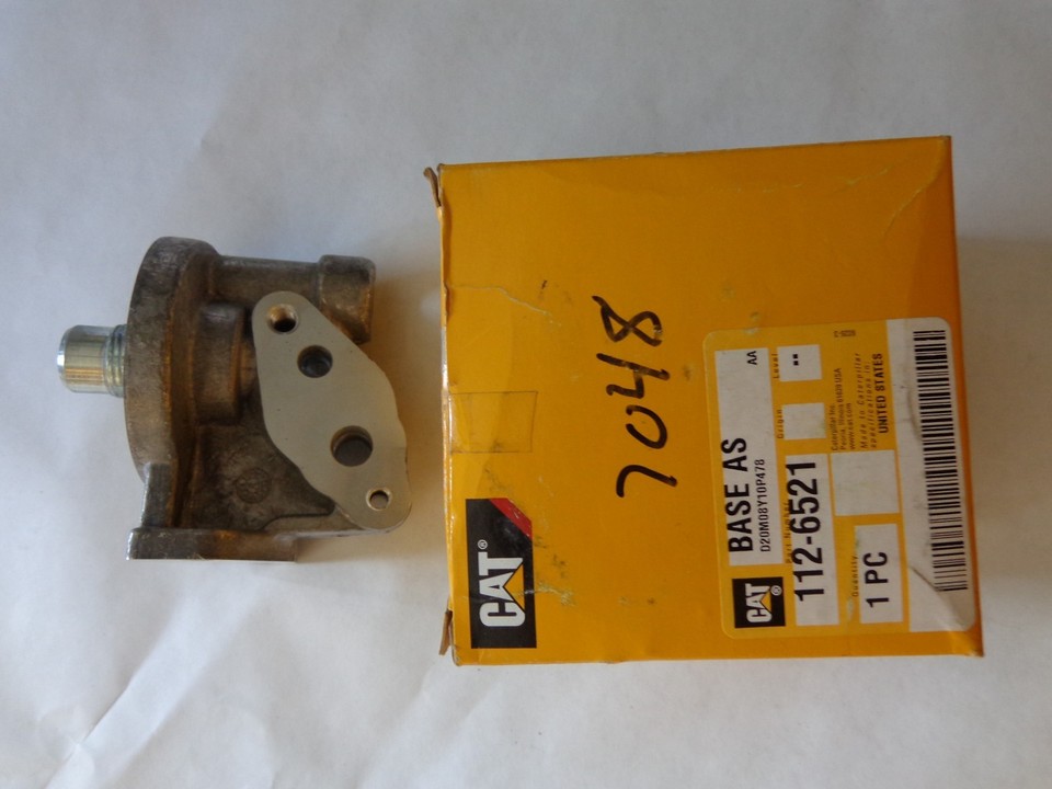 3215967 OEM Caterpillar 112-6521 Filter Base Cat 3116,Cat 3126,Cat C7,Cat 3126E ...