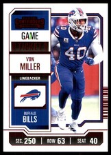 Von Miller 2023 Panini Contenders #13 Bills NFL READ FREE SHIPPING AutographDen