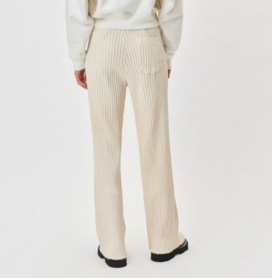 John Elliot Ribbed Terry Sweatpants, Cloud/Cream