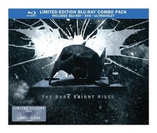 THE DARK KNIGHT RISES (2012) Blu-ray/DVD Limited Edition Bat Cowl Display