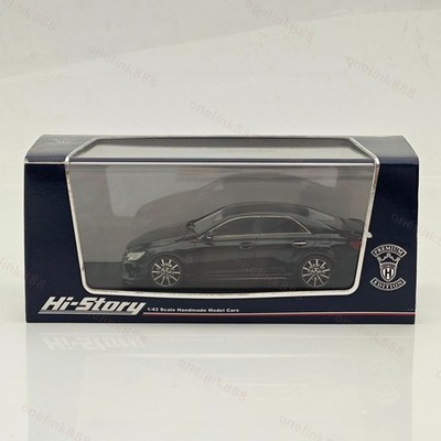 Hi-Story 1/43 MARK X 350S 2012 HS070SP2 Black Resin Model Car Used