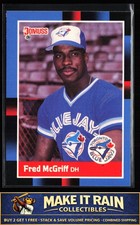 Fred McGriff 1988 Donruss #195c Toronto Blue Jays Baseball