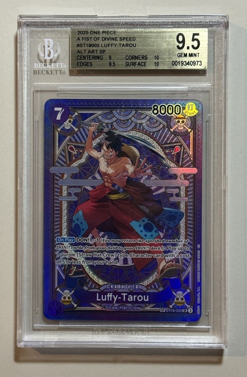 Luffy-Tarou ST18-005 SP Alt Art - A Fist of Divine Speed - One