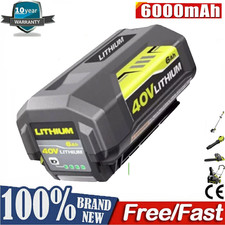 NEW 6.0Ah Battery for Ryobi 40 Volt Lithium OP4050 OP40602 OP40261 OP4060 OP4030
