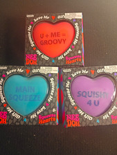 NeeDoh Rare H2F  Squeeze Hearts Set of 3 23163HY 2022 