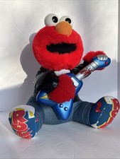 Rock N Roll Elmo Fully Working-Guitar Plays Music Sings And Shakes- Vintage 1998