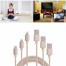 Type: Apple,Color: Gold - 3 To Tango Apple Or Android Charging Cables 3ft-6ft-10