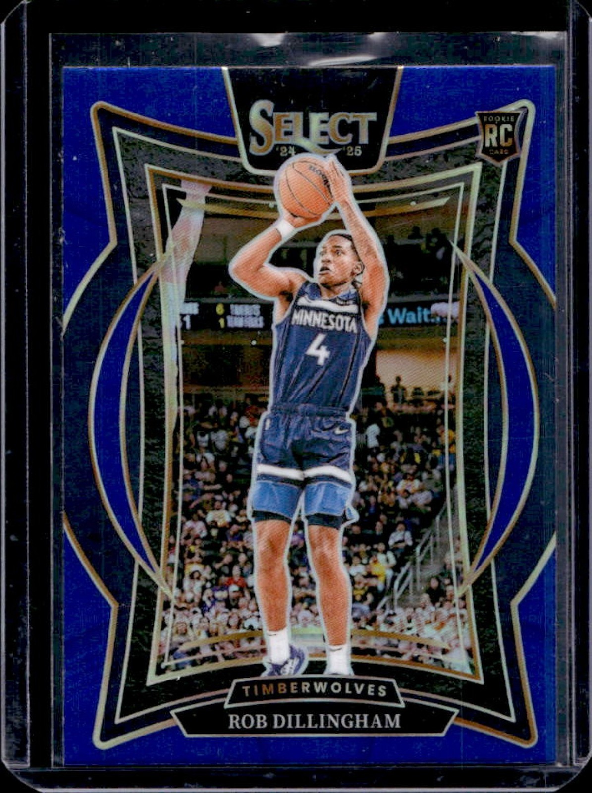 2024-25 Select Rob Dillingham Concourse RC Blue Prizm #84 Timberwolves